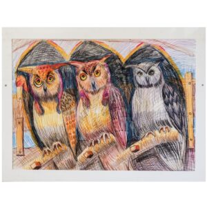 025 Color Pencil on Paper 32in x 23in