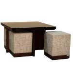 Center Table with Stool