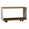 Small White Gold TV Stand